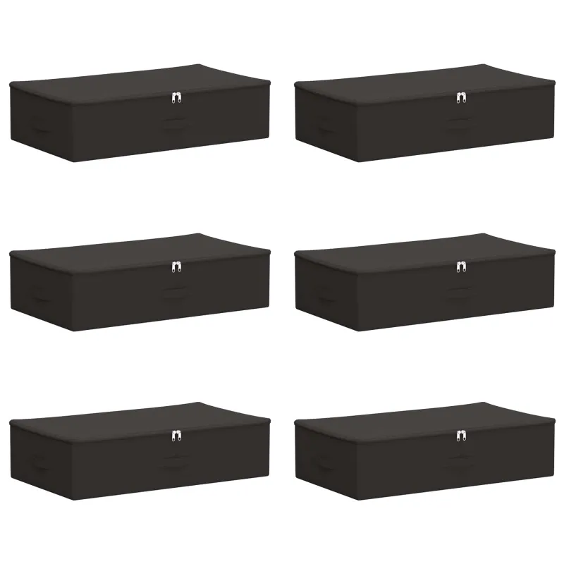 Saugojimo dėžė 6 pcs Antracito 70 x 40 x 18 cm