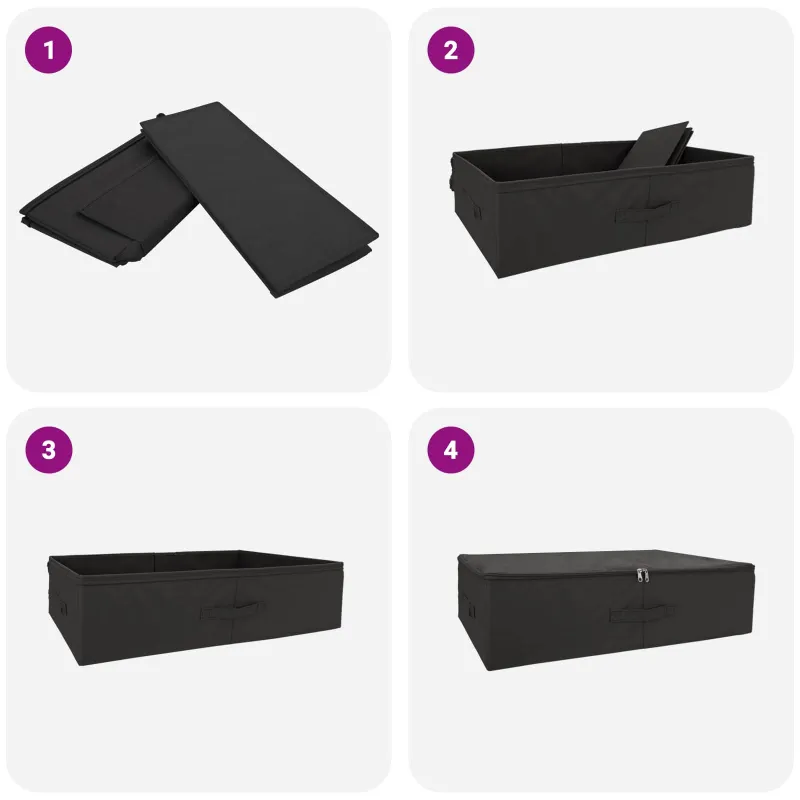 Saugojimo dėžė 6 pcs Antracito 70 x 40 x 18 cm