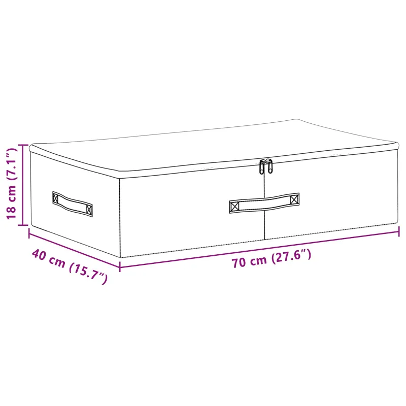 Saugojimo dėžė 24 pcs Antracito 70 x 40 x 18 cm