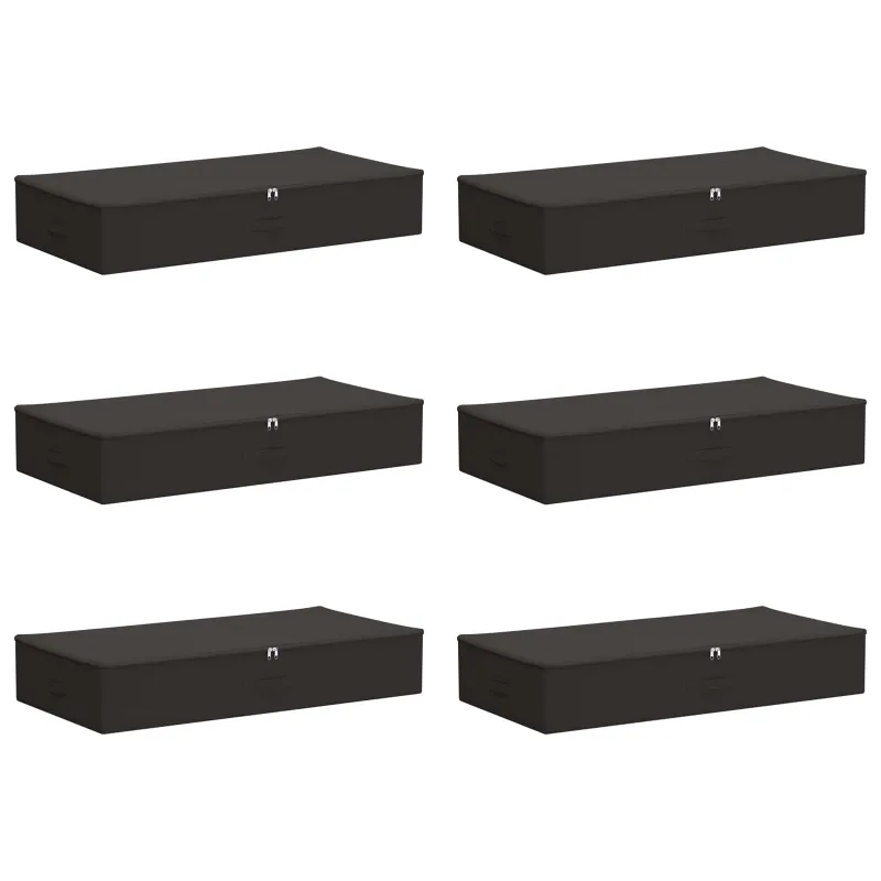 Saugojimo dėžė 6 pcs Antracito 100 x 50 x 18 cm