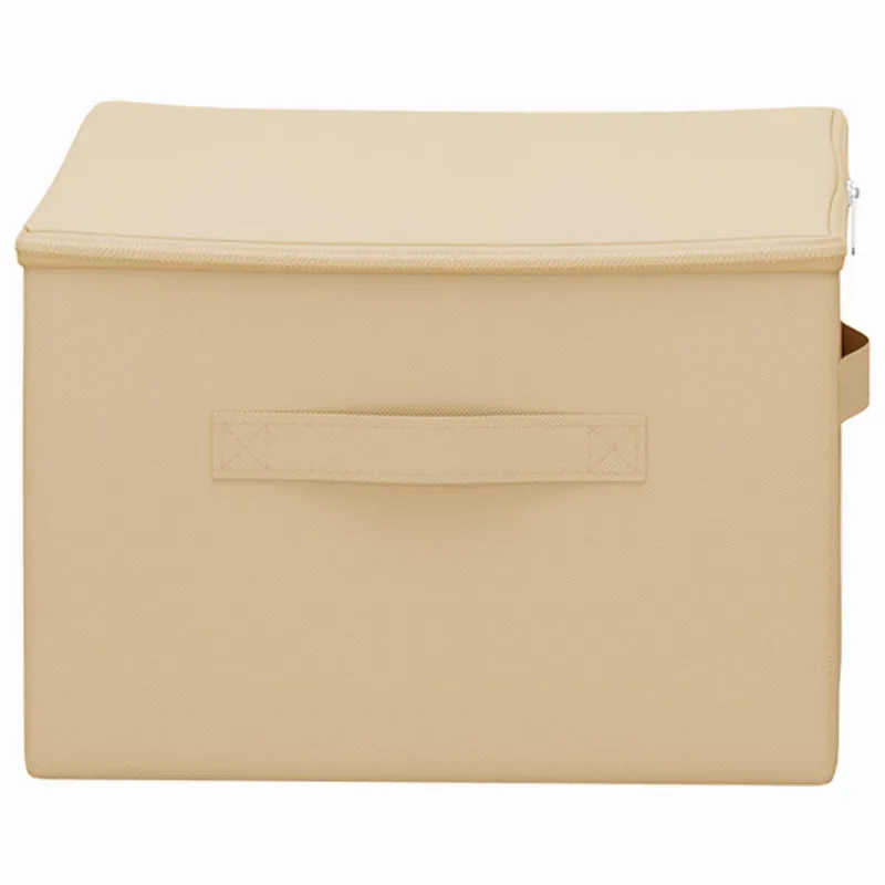 Saugojimo dėžė 6 pcs Kreminė 50 x 30 x 25 cm Neaustinis audinys