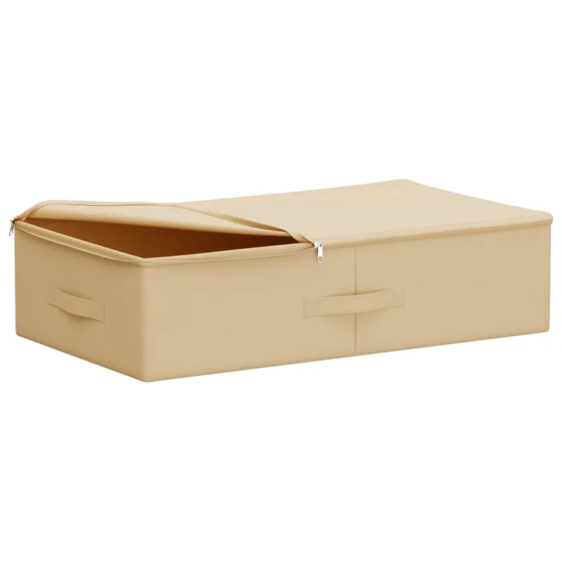 Saugojimo dėžė 6 pcs Kreminė 70 x 40 x 18 cm Neaustinis audinys