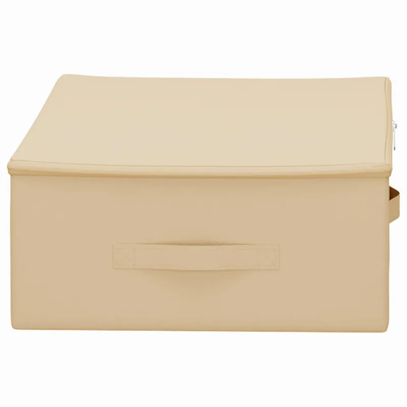 Saugojimo dėžė 6 pcs Kreminė 70 x 40 x 18 cm Neaustinis audinys