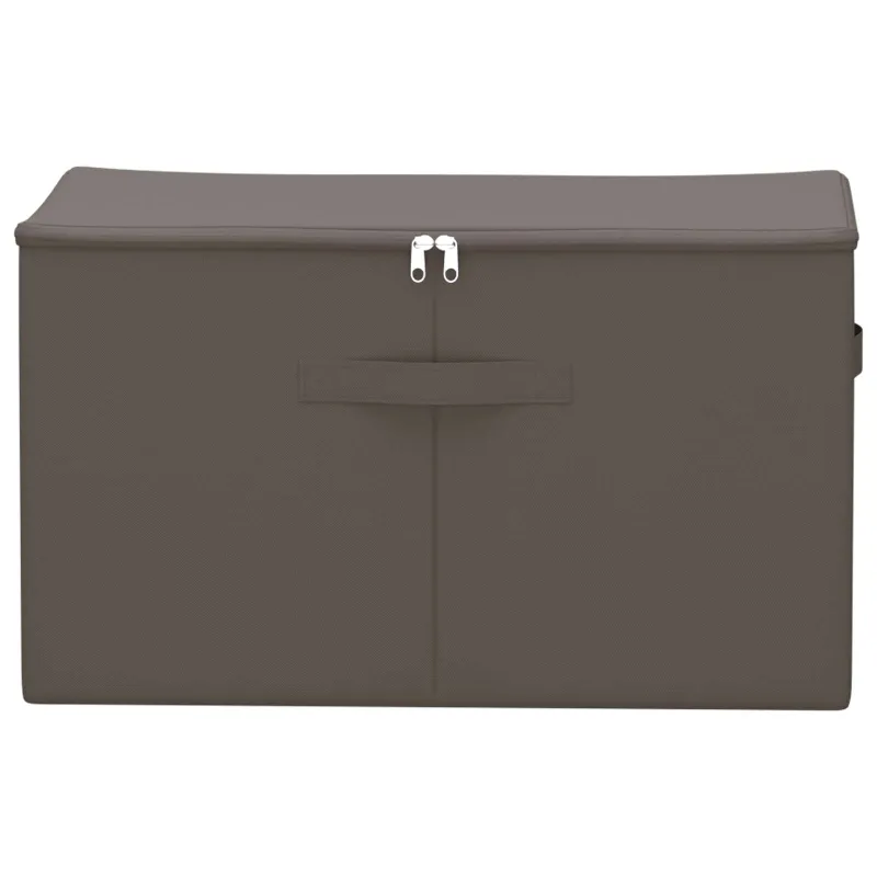 Saugojimo dėžė 24 pcs Pilka 55 x 35 x 32 cm Neaustinis audinys