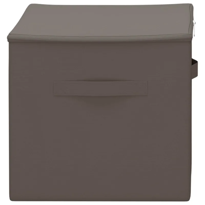 Saugojimo dėžė 24 pcs Pilka 55 x 35 x 32 cm Neaustinis audinys