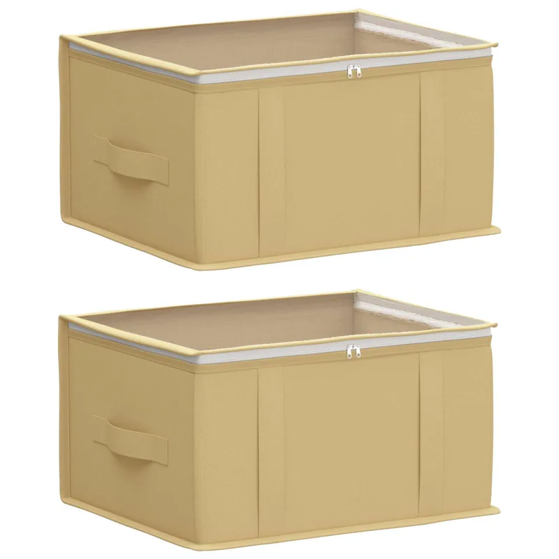 Saugojimo dėžė su permatomu viršutiniu langu 2 pcs Kreminė