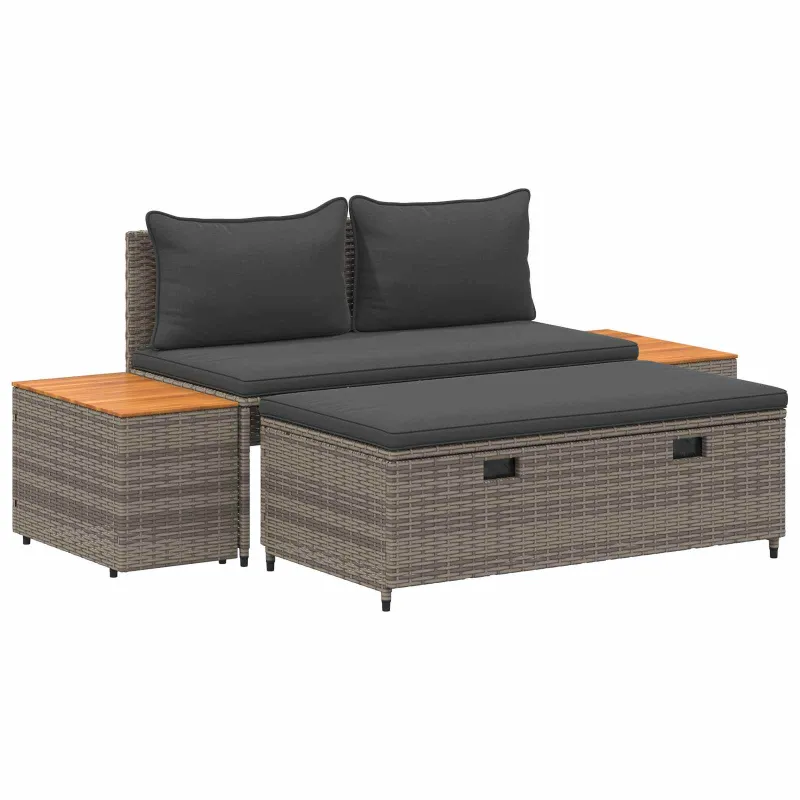 Lauko sofos komplektas 4 -Seater 4 pcs 55 x 30 x 39 cm