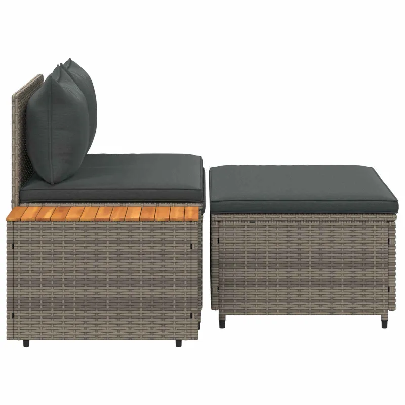 Lauko sofos komplektas 4 -Seater 4 pcs 55 x 30 x 39 cm