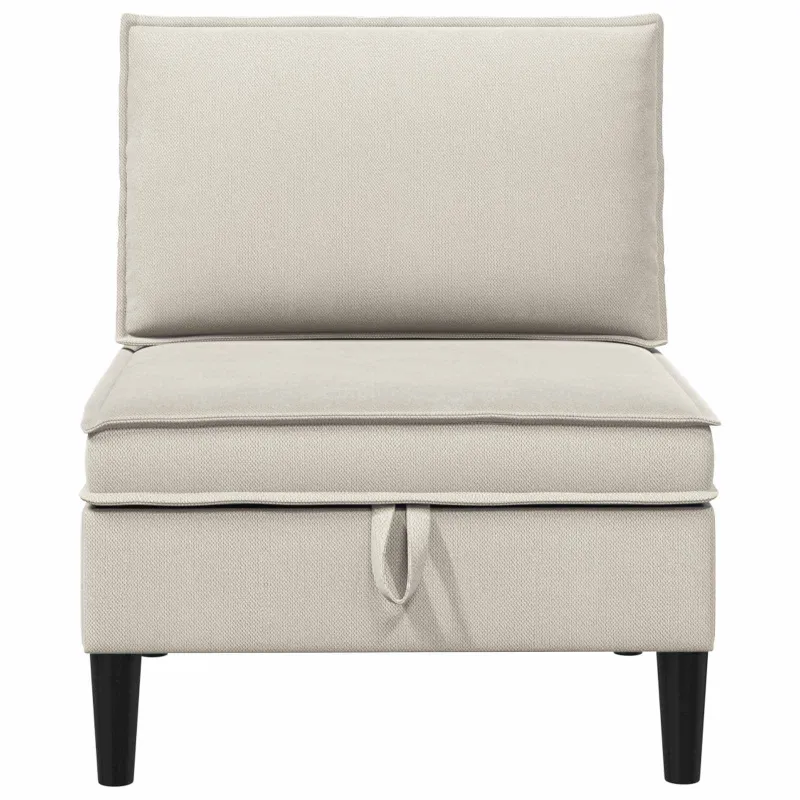 Vidinė Sofa su Saugykla Avižinė Aksomas