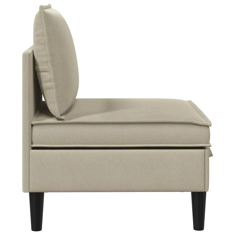Vidinė Sofa su Saugykla Smėlio Aksomas