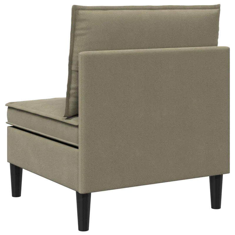 Vidinė Sofa su Saugykla Chaki Aksomas