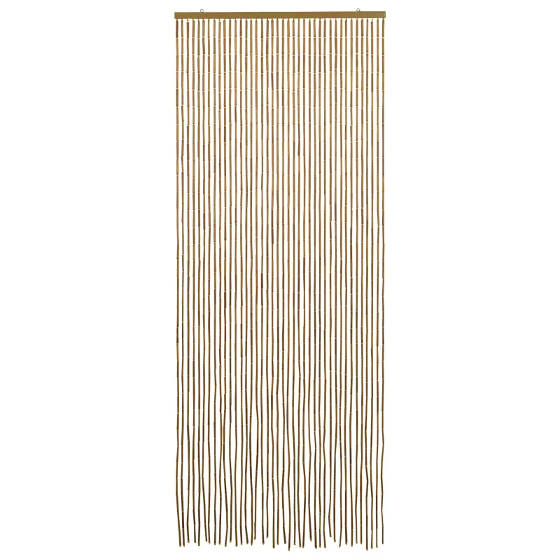Kenkėjų Durų Užuolaida multicolor 90 x 200 cm Bambukas
