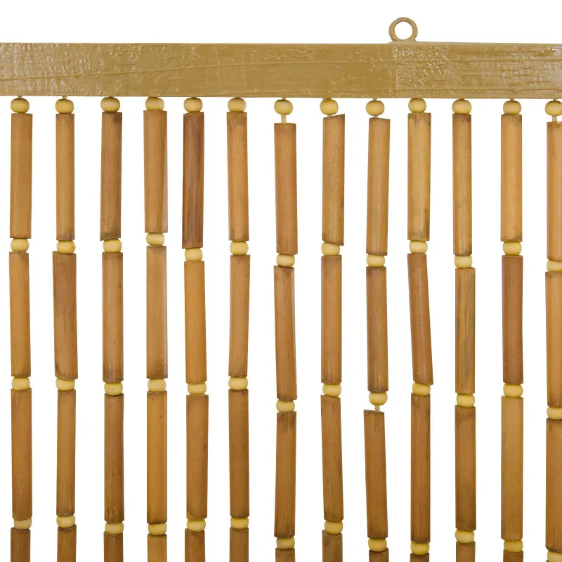 Kenkėjų Durų Užuolaida multicolor 90 x 200 cm Bambukas