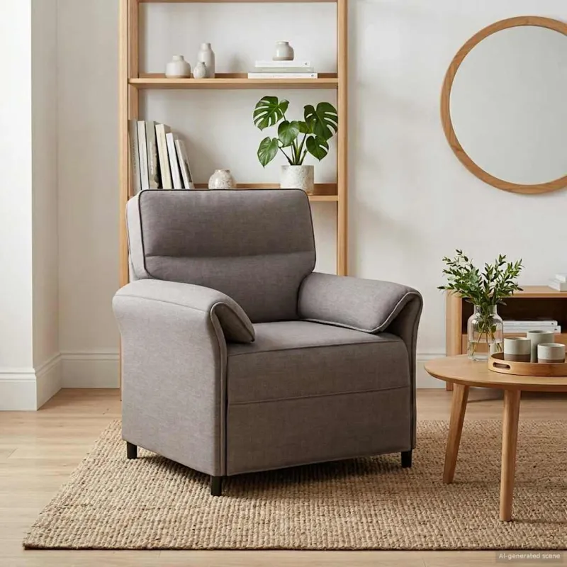 Sofa 100% poliesteris metalinis rėmas MDF, fanera