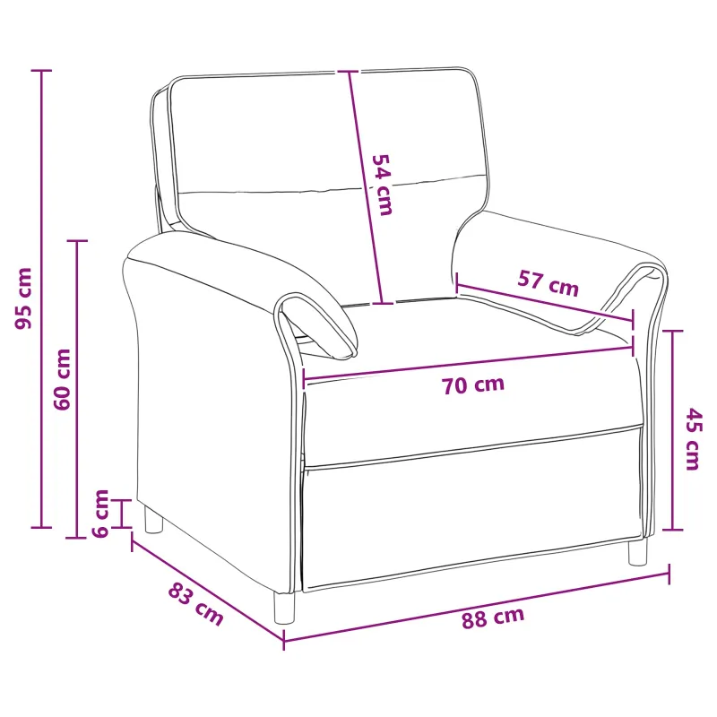 Sofa 100% poliesteris metalinis rėmas MDF, fanera