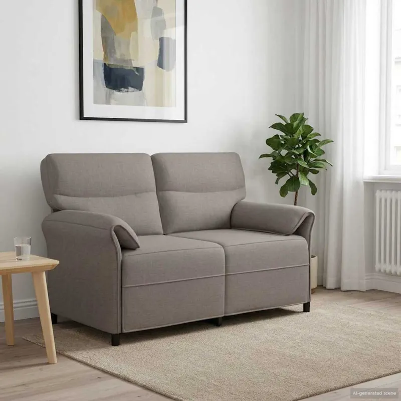 Sofa 100% poliesteris metalinis rėmas MDF, fanera