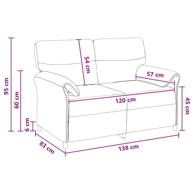 Sofa 100% poliesteris metalinis rėmas MDF, fanera
