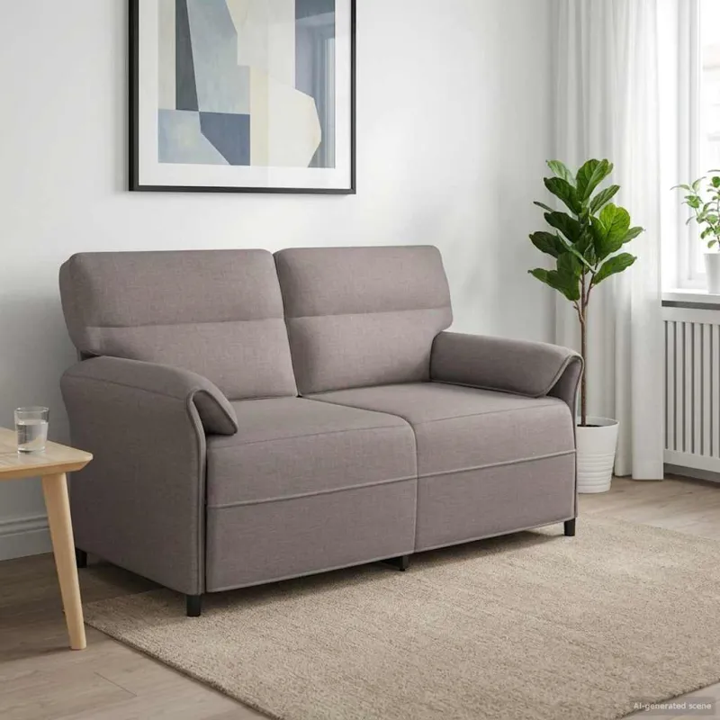 Sofa 100% poliesteris metalinis rėmas MDF, fanera