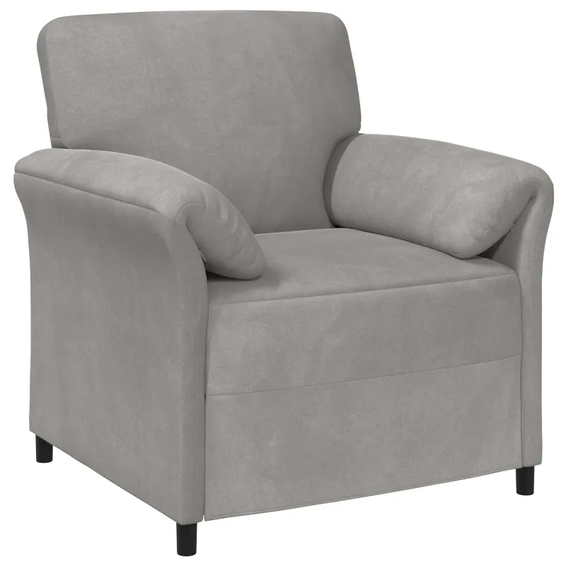 1 vietos sofa Šviesiai pilka 88 x 83 x 95 cm Aksomas