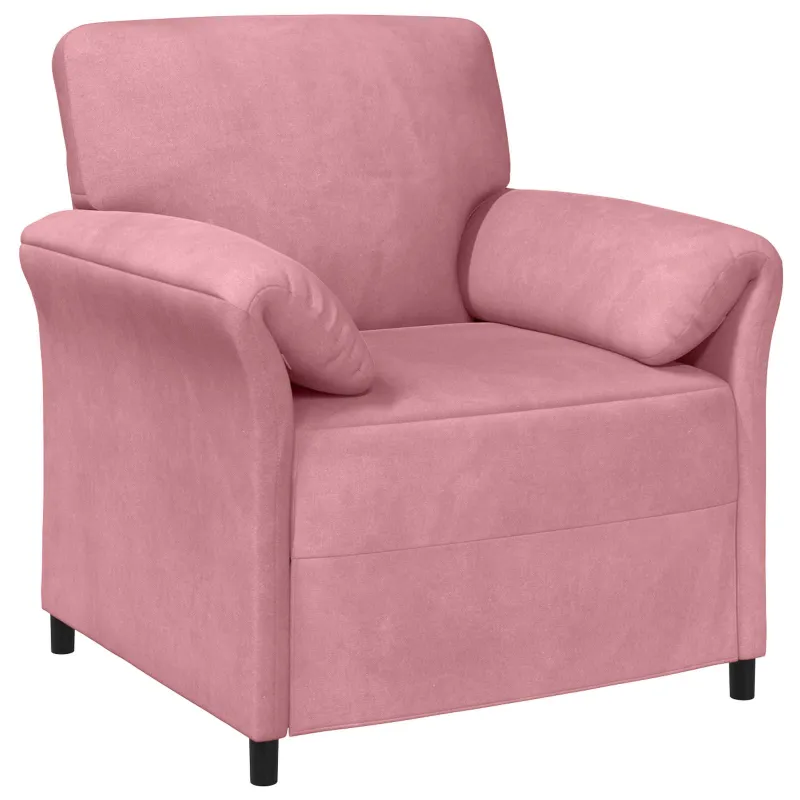 1 vietos sofa Rožinė 88 x 83 x 95 cm Aksomas