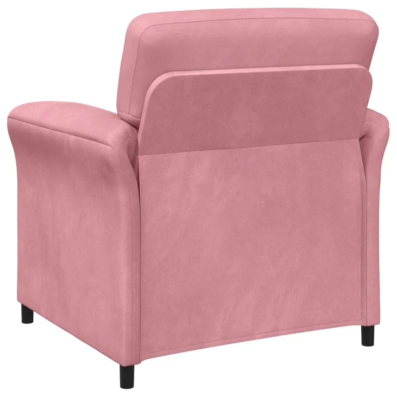 1 vietos sofa Rožinė 88 x 83 x 95 cm Aksomas