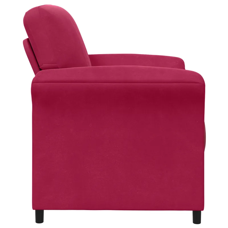 1 vietos sofa Vyno raudona 88 x 83 x 95 cm Aksomas