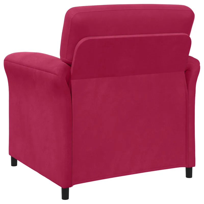 1 vietos sofa Vyno raudona 88 x 83 x 95 cm Aksomas