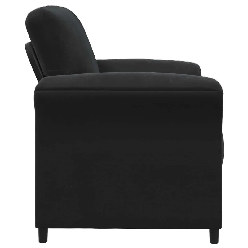 1 vietos sofa Juoda 88 x 83 x 95 cm Aksomas