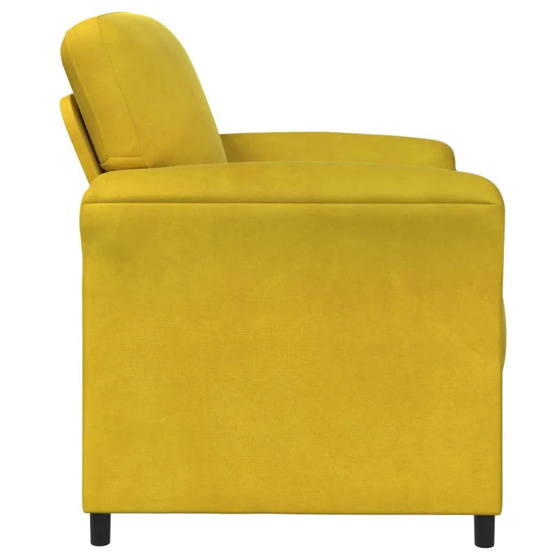 1 vietos sofa Geltona 88 x 83 x 95 cm Aksomas