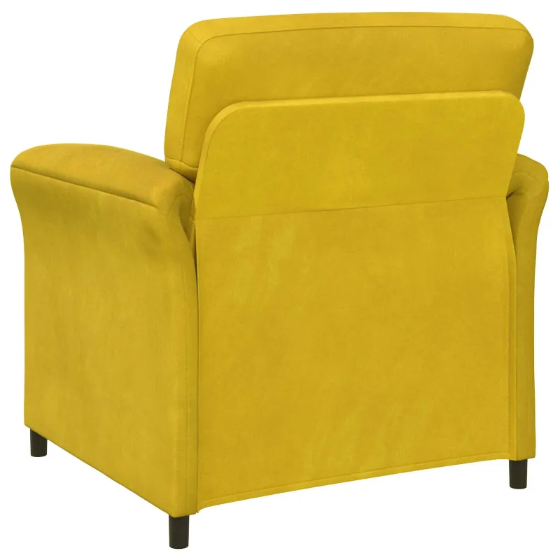 1 vietos sofa Geltona 88 x 83 x 95 cm Aksomas