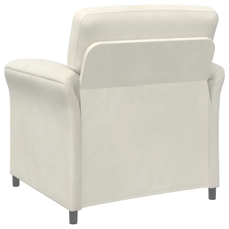 1 vietos sofa Kreminė 88 x 83 x 95 cm Aksomas