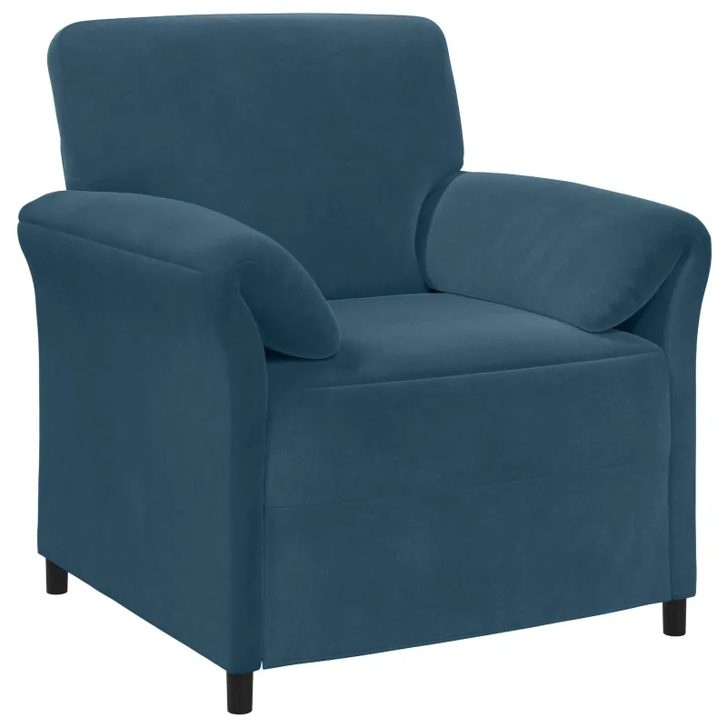 1 vietos sofa Mėlyna 88 x 83 x 95 cm Aksomas