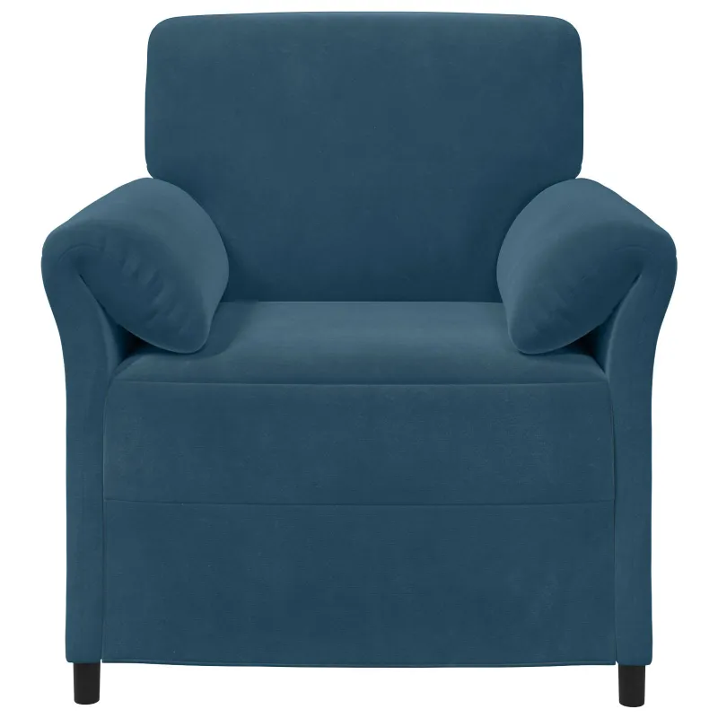 1 vietos sofa Mėlyna 88 x 83 x 95 cm Aksomas
