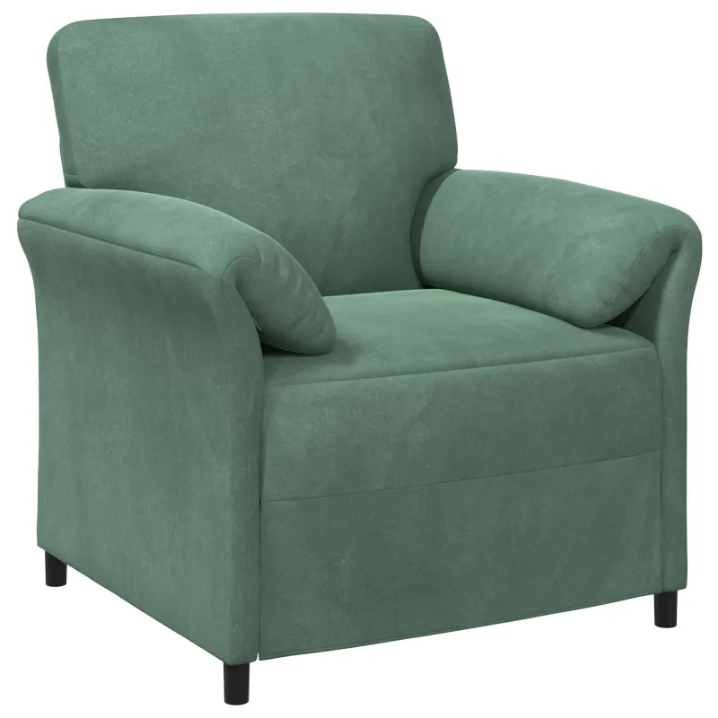 1 vietos sofa Jūrinė žalia 88 x 83 x 95 cm Aksomas