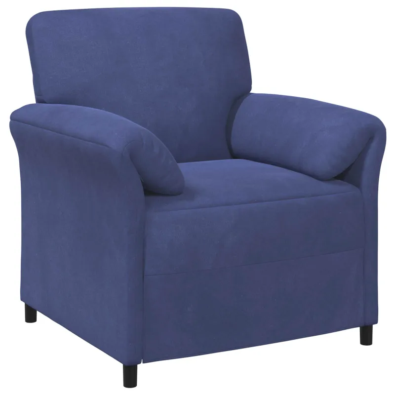 1 vietos sofa Policijos mėlyna 88 x 83 x 95 cm Aksomas
