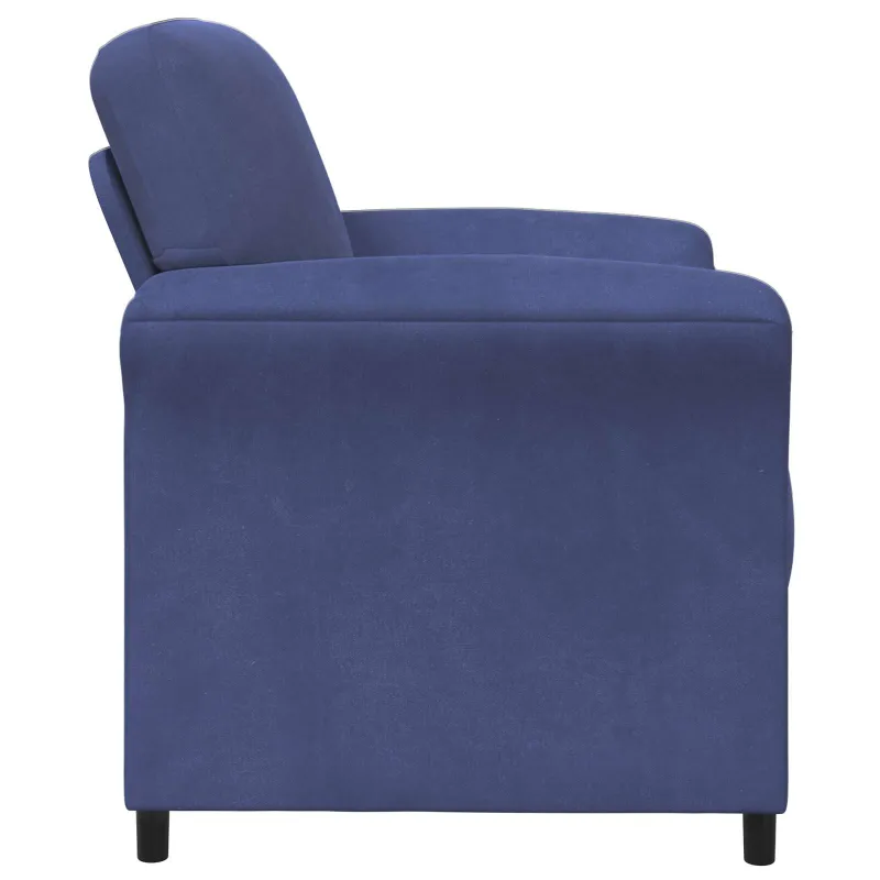 1 vietos sofa Policijos mėlyna 88 x 83 x 95 cm Aksomas