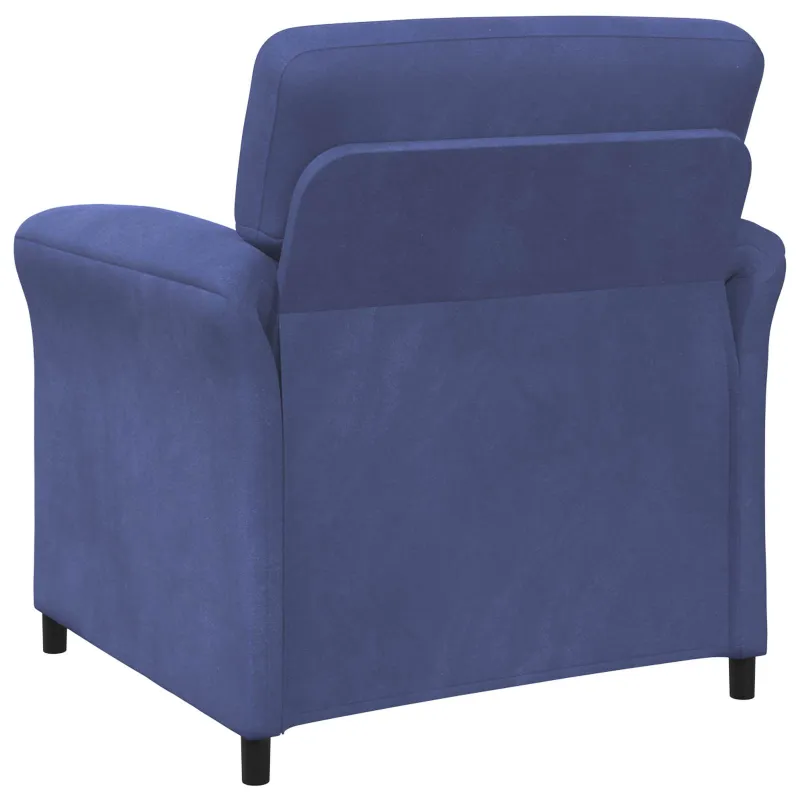 1 vietos sofa Policijos mėlyna 88 x 83 x 95 cm Aksomas