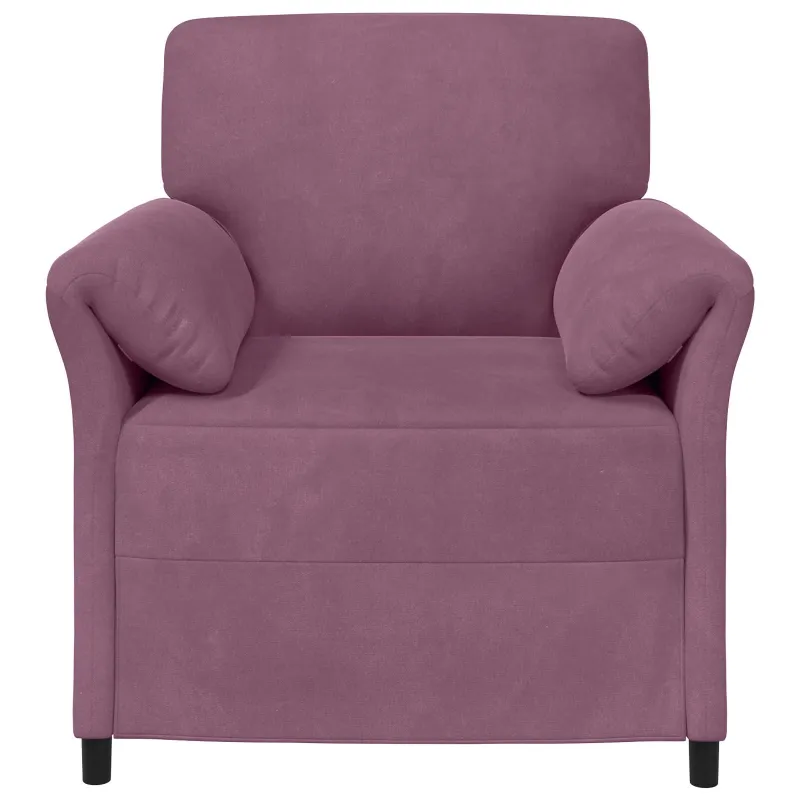 1 vietos sofa Violetinė 88 x 83 x 95 cm Aksomas