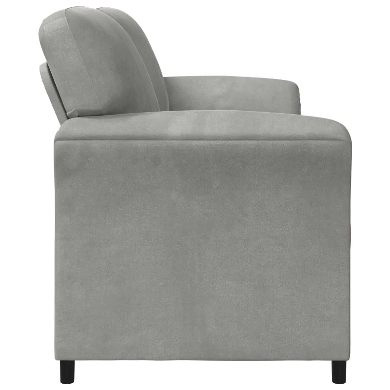 Dvitaškė sofa Šviesiai pilka 138 x 83 x 95 cm Aksomas