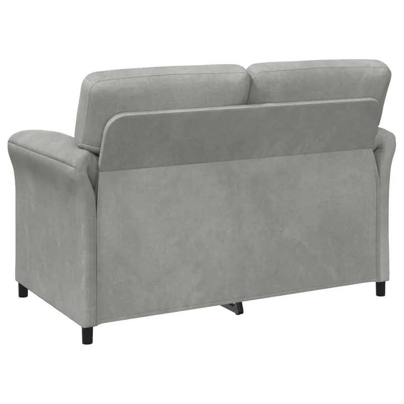 Dvitaškė sofa Šviesiai pilka 138 x 83 x 95 cm Aksomas