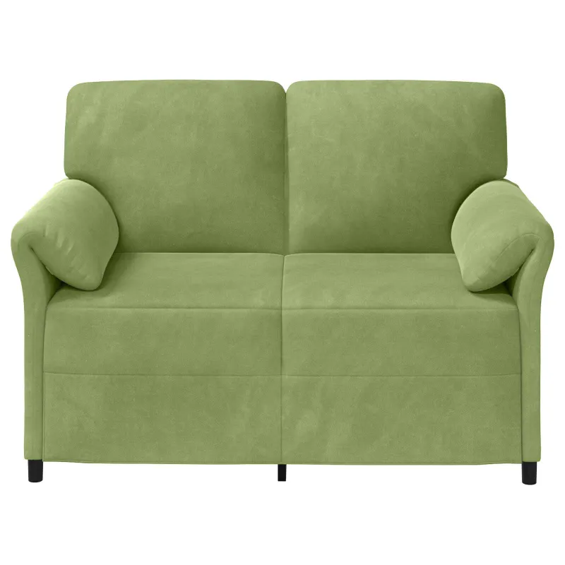 Dvitaškė sofa Šviesiai žalia 138 x 83 x 95 cm Aksomas