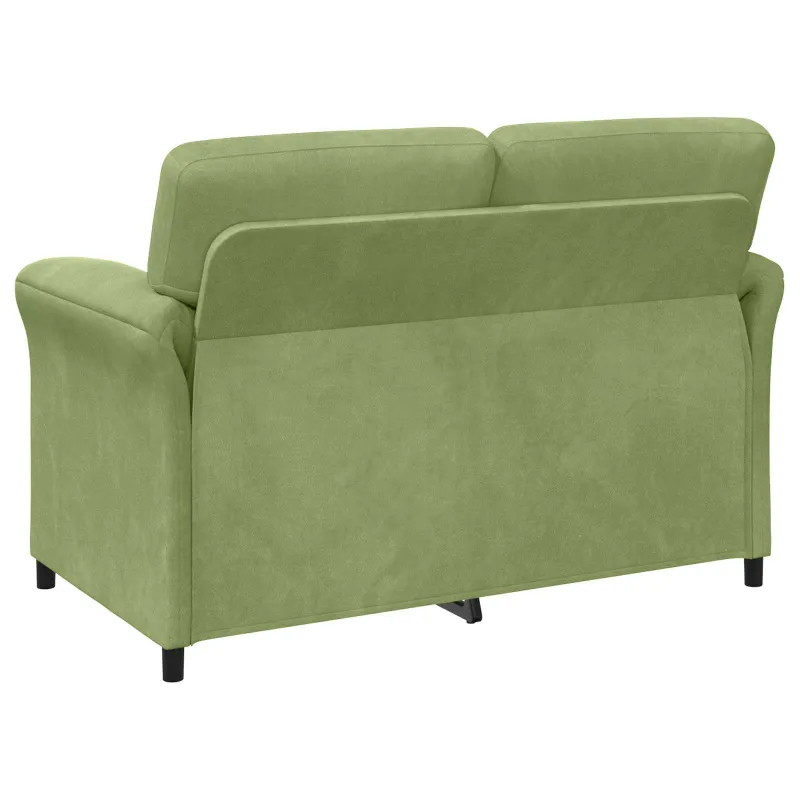 Dvitaškė sofa Šviesiai žalia 138 x 83 x 95 cm Aksomas