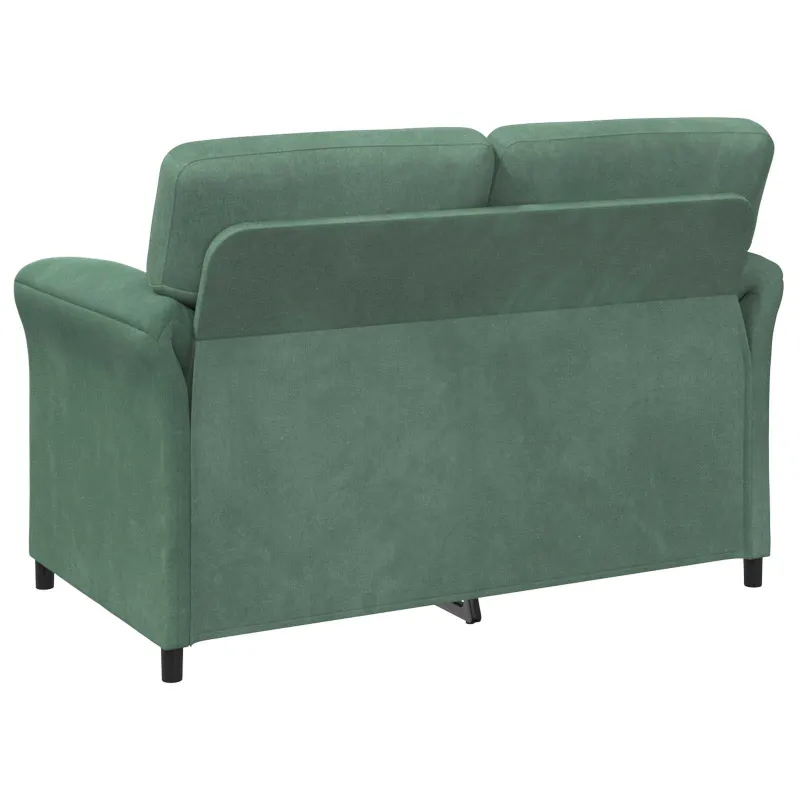 Dvitaškė sofa Jūrinė žalia 138 x 83 x 95 cm Aksomas