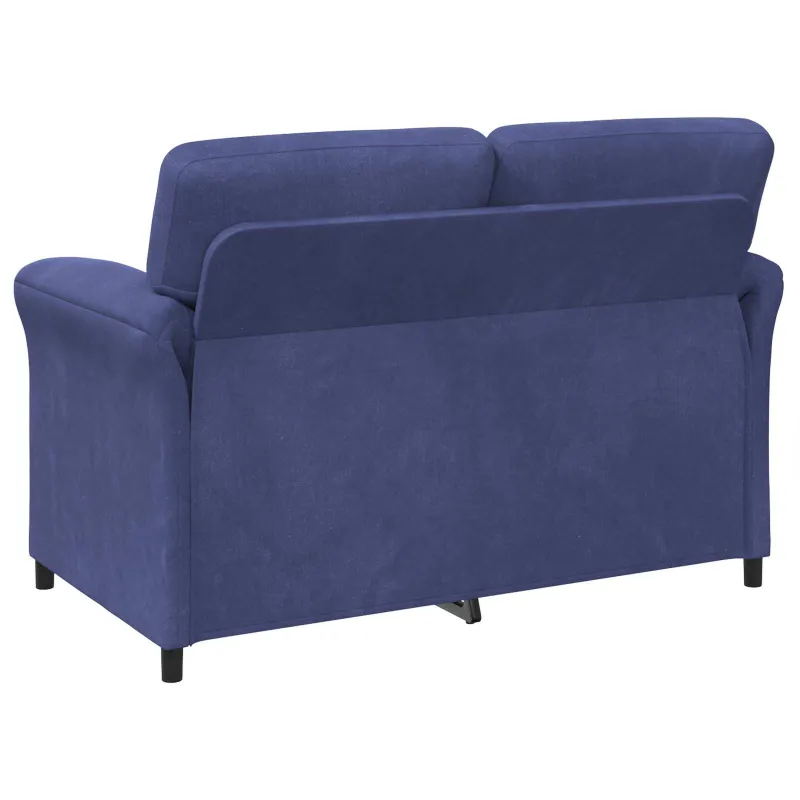Dvitaškė sofa Policijos mėlyna 138 x 83 x 95 cm Aksomas