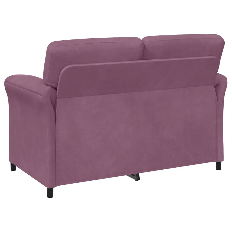Dvitaškė sofa Violetinė 138 x 83 x 95 cm Aksomas