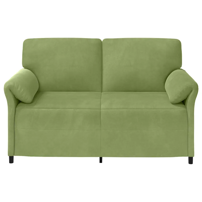 Dvitaškė sofa Šviesiai žalia 158 x 83 x 95 cm Aksomas