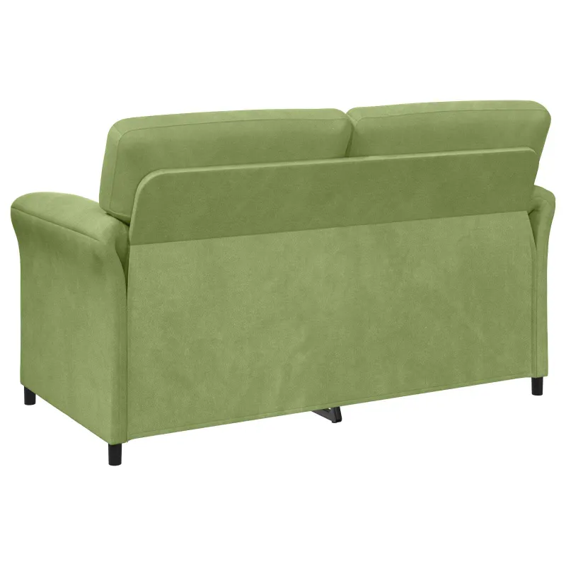 Dvitaškė sofa Šviesiai žalia 158 x 83 x 95 cm Aksomas