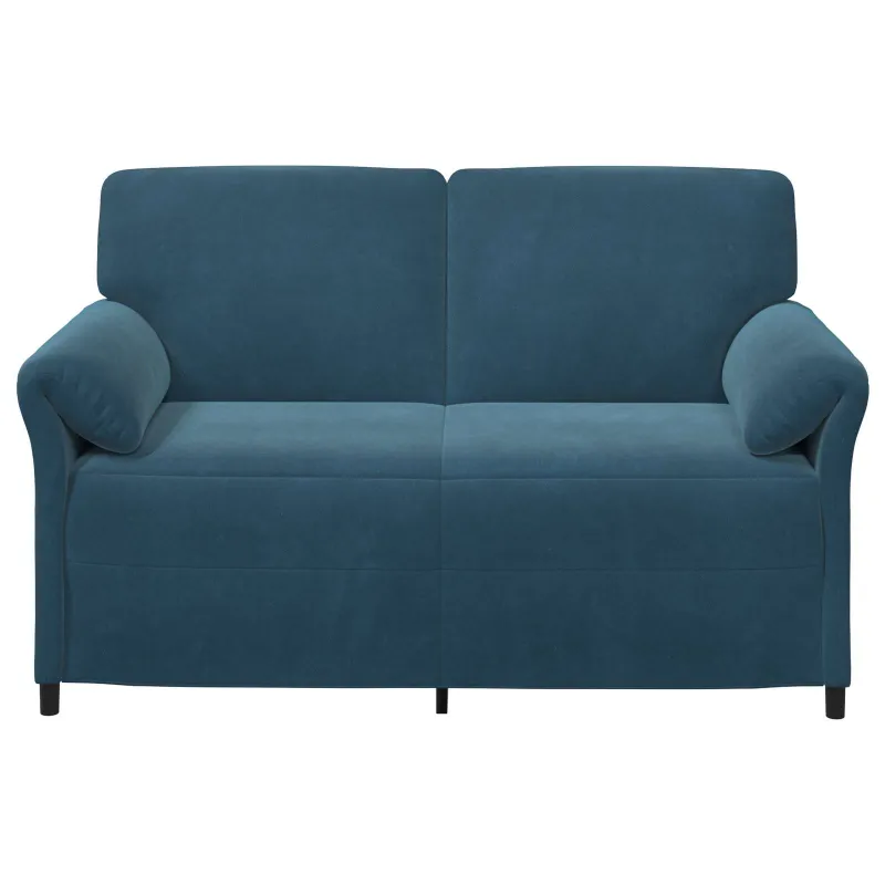Dvitaškė sofa Mėlyna 158 x 83 x 95 cm Aksomas
