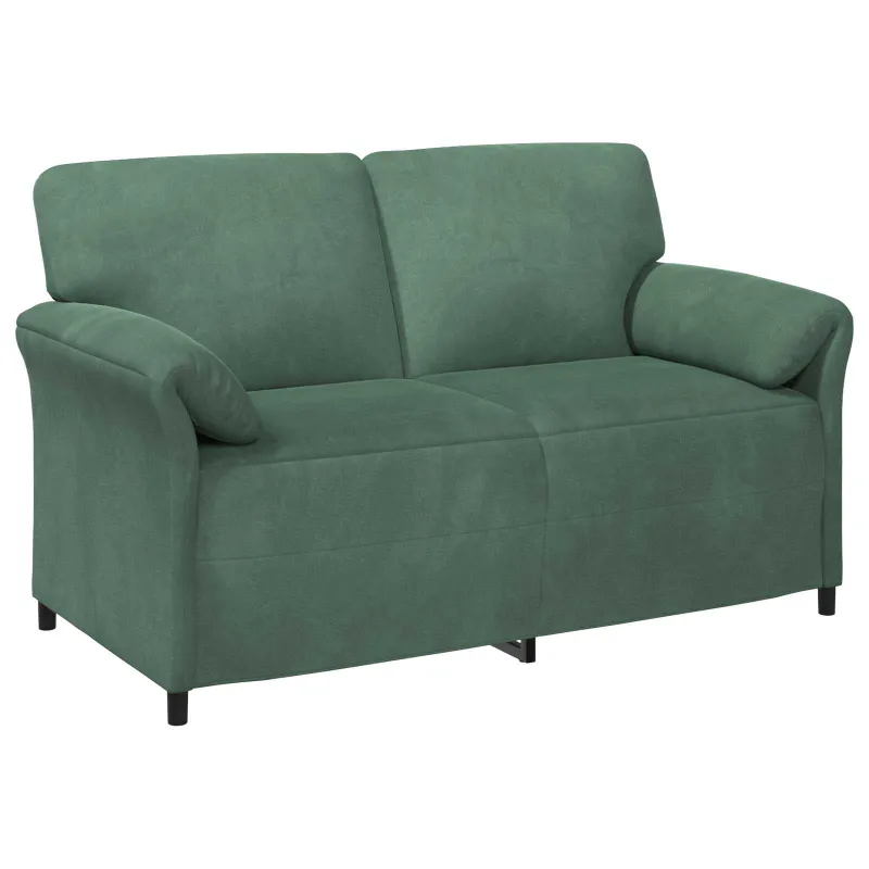 Dvitaškė sofa Jūrinė žalia 158 x 83 x 95 cm Aksomas