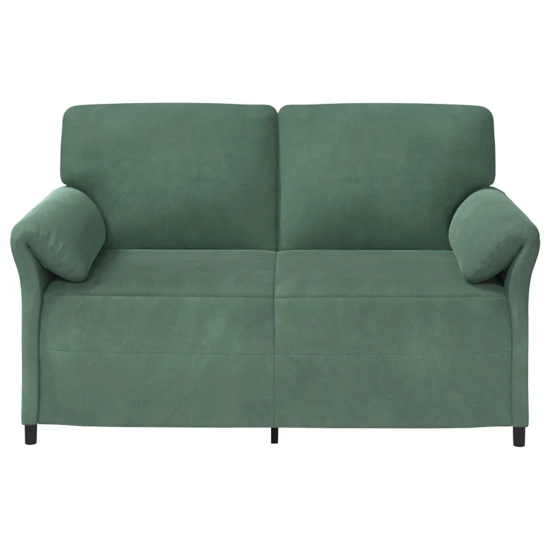 Dvitaškė sofa Jūrinė žalia 158 x 83 x 95 cm Aksomas